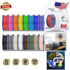 Durable PLA+2.0 3D Printer Filament 4kg - 16 Colors, Fast Speed, Vacuum Packed picture