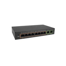 BV-Tech 10 Port PoE+ Switch (Model POE-SW811) - 8 PoE+ Ports & 2 Gigabit Uplink picture
