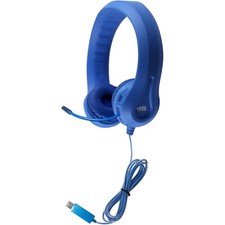 Hamilton Buhl Kid's Flex-Phones USB Headset With Microphone Blue KFX2UBLU picture
