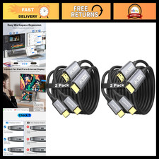 6Ft USB C to HDMI Cable - 4K High-Speed Adapter for Home Office - 4-Pack picture