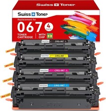 067 067H Toner Cartridge 4 Pack Set Replacement for Canon 067 067H High Yield picture