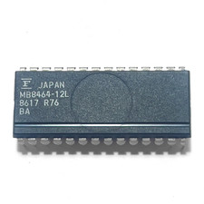 Fujitsu MB8464-12L 8Kx8 (64Kbit) CMOS Static RAM 120ns DIP-28 Vintage 1986 NOS picture