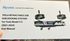 Nycetek Tesla Retractable USB Hub Docking Station For Model Y/3 picture