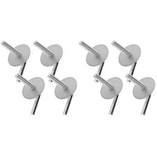 8Pcs Fan Mounting Bolt Set Silver Iron Fan Pedestal Assembly Fasteners picture