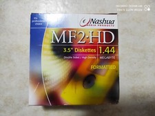 Diskettes Formatted 3.5” 1.44 MB Nashua MF2-HD 10 Pack Double Sided Floppy Disks picture