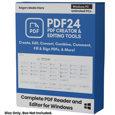PDF 24 - PDF Editor Software - Convert Text Objects Images Forms & more CD-ROM picture