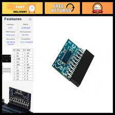 TPM 2.0 Module 20Pin SLB9665 for ASUS X99-DELUXE X99-H IPMI Secure Compute Key picture