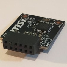 MSI TPM2SPI (MS-4462) TPM2.0 (12Pin, 1 Closed) TPM Module (SPI) picture