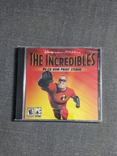 Disney Pixar The Incredibles PC CD-ROM Print Studio Software NEW SEALED Windows picture
