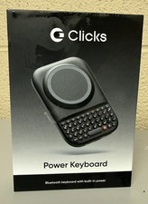 Clicks Power Keyboard - Bluetooth MagSafe Qi2 Wireless Keyboard - Onyx -OPEN BOX picture