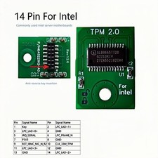 1PCS BRAND NEW 14 Pin For Intel AXXTPME6/7 TPM2.0 Module Fast Delivery picture