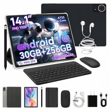 Urao Tablet 256GB ROM Android 16 Dual Band Wifi6 10