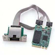 New M.2 Key A+E 2.5G Gigabit RTL8125B RJ45 Ethernet Network Lan Card Chipset picture