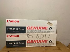 Lot of 2 Genuine Canon NPG-14 Black Toner Cartridge picture