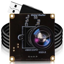 ELP 2.3MP Global Shutter High Speed No Distortion Wide Angle USB Camera Module picture