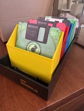 25 disc EMPTY 3.5 inch floppy disk storage case picture