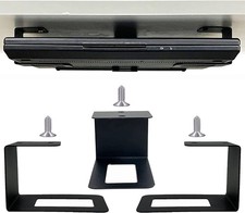 AUXPhome (3) Laptop Holder Under Desk Mount Organizer Rack black picture