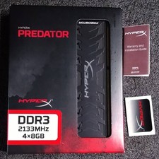 Kingston HyperX PREDATOR DDR3 32GB 8GBx4 DDR3-2133 PC3-17000 picture