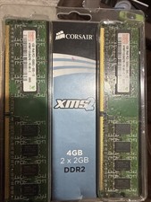 Corsair XMS2 4GB(2X2GB) DDR2 RAM Memory TWIN2X4096-6400C5 PC2-4200UCD5 picture