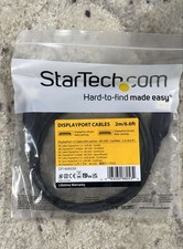 STARTECH DP14VMM2M VESA CERTIFIED DISPLAY PORT 1.4 Cable 2m 6.6ft NEW picture