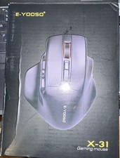 E-YOOSO X-31 Wireless Gaming Mouse 2.4GHz Ergonomic Adjustable DPI Black picture