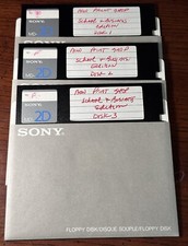New Print Shop School & Business Edition 3x 5 1/4” Floppy Disks Sony IBM-PC picture