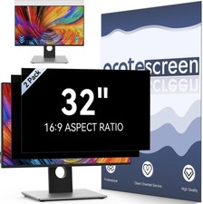 [2 Pack] 32 Inch Computer Privacy Screen Filter for 16:9 Widescreen Monitor picture