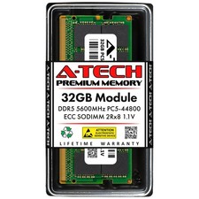 32GB DDR5 PC5-44800 ECC SODIMM Replacement for Hynix HMCG88AGBAA095N Memory RAM picture