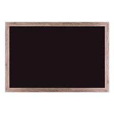 Magnetic Chalkboard 24 x 36 Rustic Wood Frame Premium Matte U Brands Surface picture