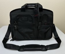 Tumi T-Pass Laptop Briefcase 26516DH Black Ballistic Nylon 16” Shoulder Bag VGC picture