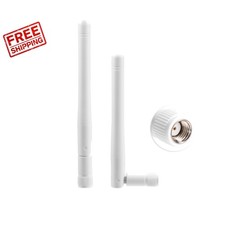 2-Pack RP-SMA Dual Band WiFi Antennas 2.4GHz 5GHz 3dBi for Optimal Connectivity picture
