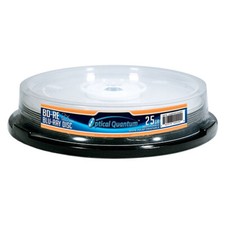 10 Optical Quantum 2x 25GB Blu-ray BD-RE Rewritable White Inkjet OQBDRE02WIP-10 picture