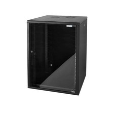 NIB: Black Box 20U Wall Mount Server Cabinet Rack EWM20U362430-R2 Locking Door picture
