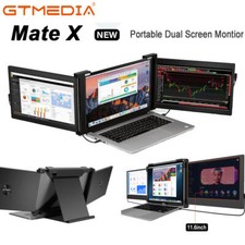 Triple Portable Monitor for 13-17.3'' Laptop Screen Extender IPS Dual Monitor US picture