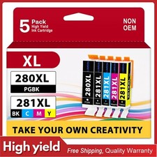 PGI-280XL/CLI-281XL 5PK Ink for PIXMA TS6220 TS6300 TS6320 TS8120 TS8100  picture