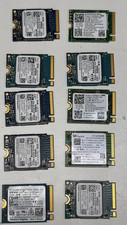 LOT of 10.  128GB SSD M.2 PCIE NVME 2230 Solid State Drive Major Brands,WD,Hynix picture