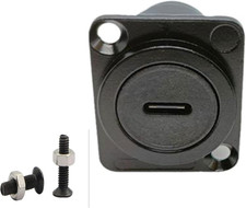 D Type Panel Mount Adapter Coupler USB Type C 3.1 Female to Female Panel Fixed P picture