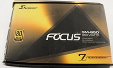 Sea Sonic Focus Plus GM-850 Gold 850W ATX Power Supply Unit picture