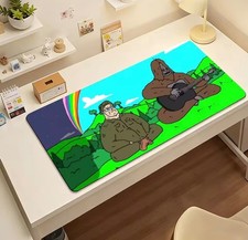 Big Lez Show Sassy Mouse Pad Sassy The Sasquatch Guitar Gaming + PC Desk Mat picture