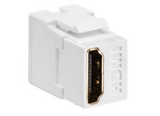 Leviton 40834-W Feed Through, QuickPort Connector, White picture