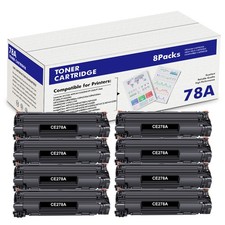 8x CE278A Toner Cartridge For HP LaserJet Pro 78A P1566 P1600 P1606dn M1536dnf picture