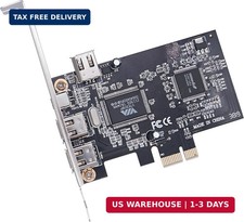 Card PCI-E 1X 4X 16X to Firewire 400 Capture Card IEEE 1394a PCI Express 4 Ports picture