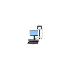 ERGOTRON STOCK 45-270-026 STYLEVIEW SIT-STAND COMBO ARM WITH WORKSURFACE MEDIUM picture