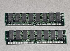 Pair of 72-Pin SIMM 16MB FPM RAM Modules NM51T4008J-60 GM71C4100CJ50 picture