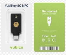Yubico YubiKey 5C NFC USB-C USB Security Key, Black (999-00014) picture
