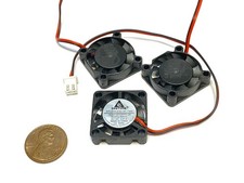 3 Pieces 12v Fan mini 25mm x 7mm 2pin 2507 dc mini micro brushless cooling picture