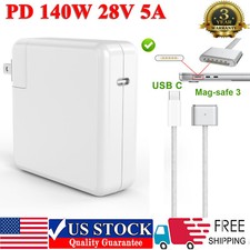 140W USB-C to Mag-safe3 Charger AC Adapter For MacBook 14