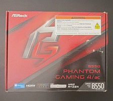 ASRock B550 Phantom Gaming 4/ac Wi-Fi ATX AM4 AMD DDR4 Gaming Motherboard picture
