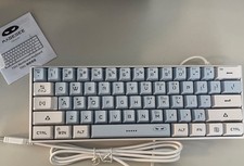 MageGee TS91 Mini Gaming/Office Keyboard USB Wired White picture