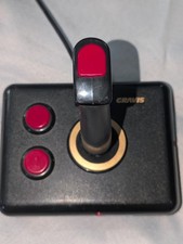 Gravis Vintage Joystick Black with Red Buttons for Computer picture